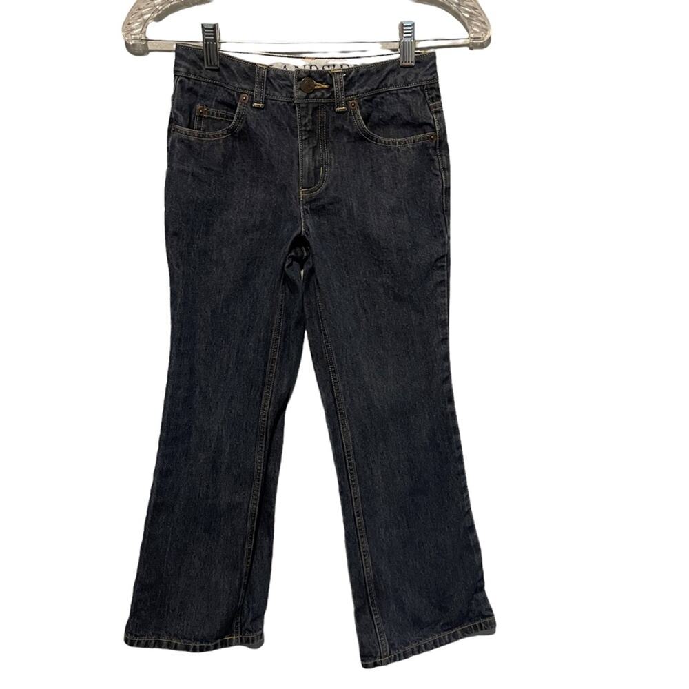 Lands' End Girl's Bootcut Jeans Medium Wash Size 8